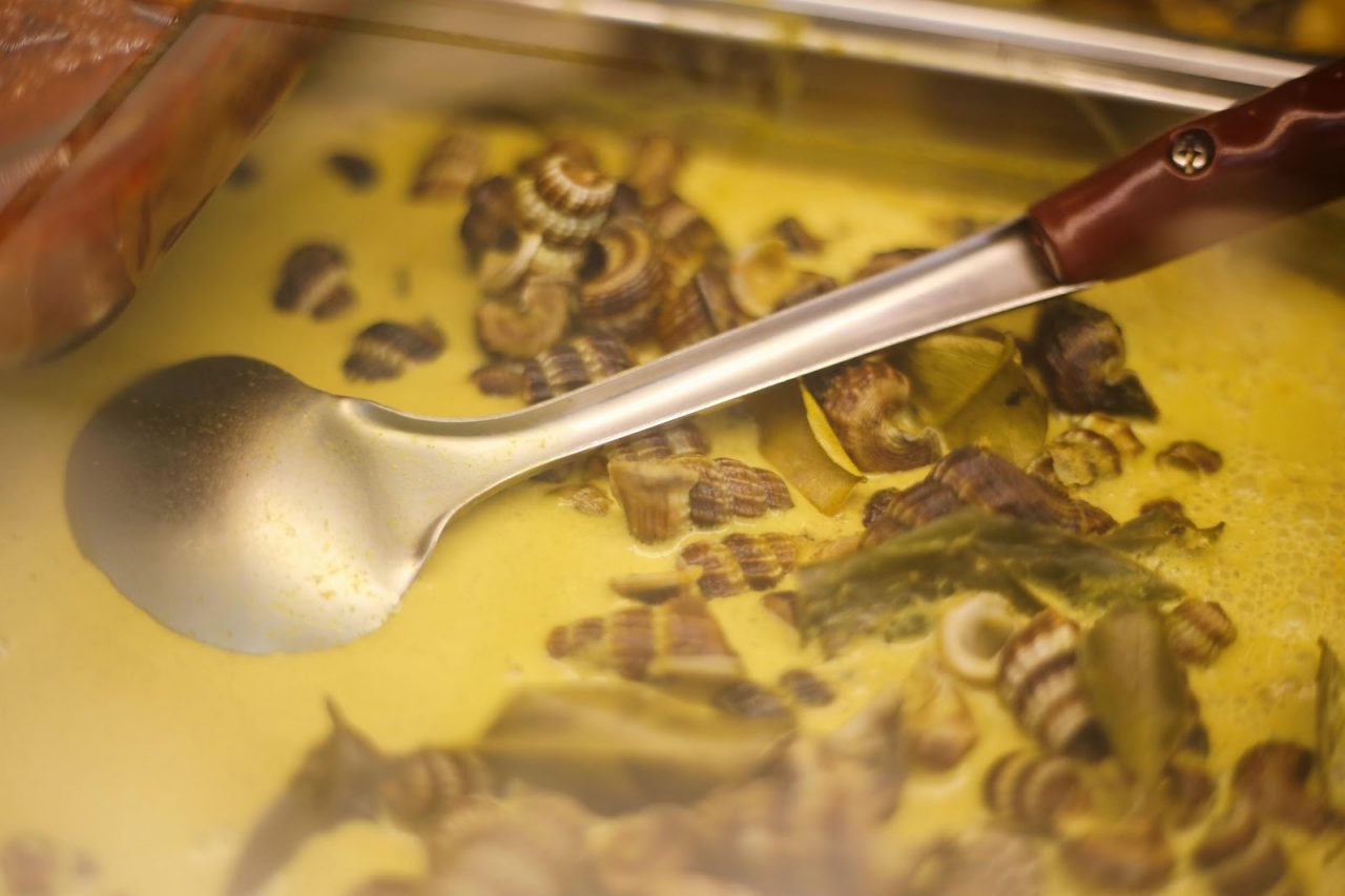 9 Siput Sedut Lemak, one of Hjh Maimunah’s signature dishes